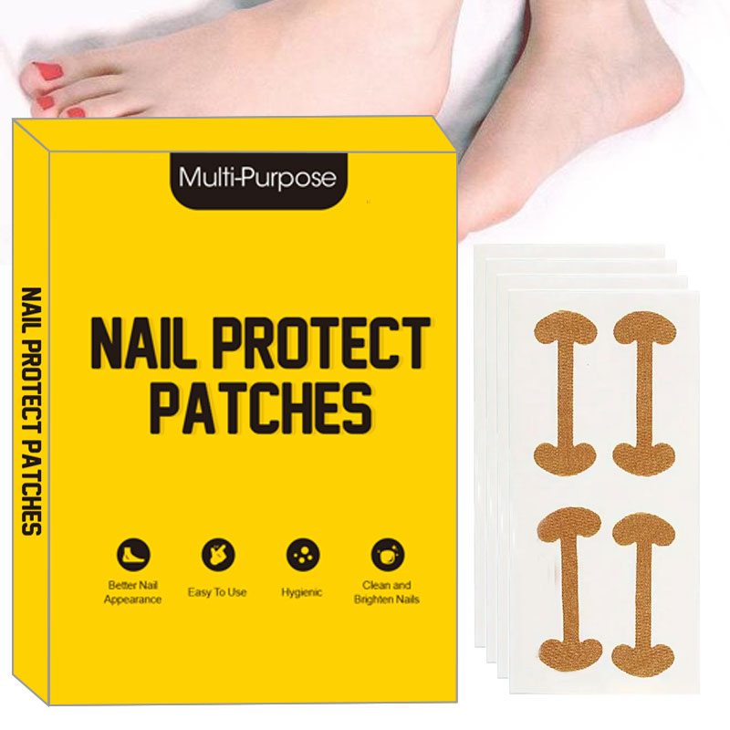 Nail Care Kit Mens - 40-100PCS Brown Toenail Patches Stickers, Nail