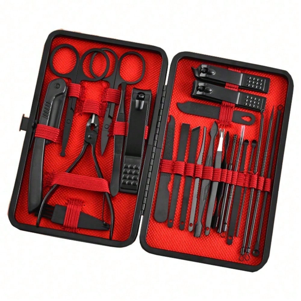Nail Care Kit Mens - 8/24pcs Professional Manicure Set & Pedicure
