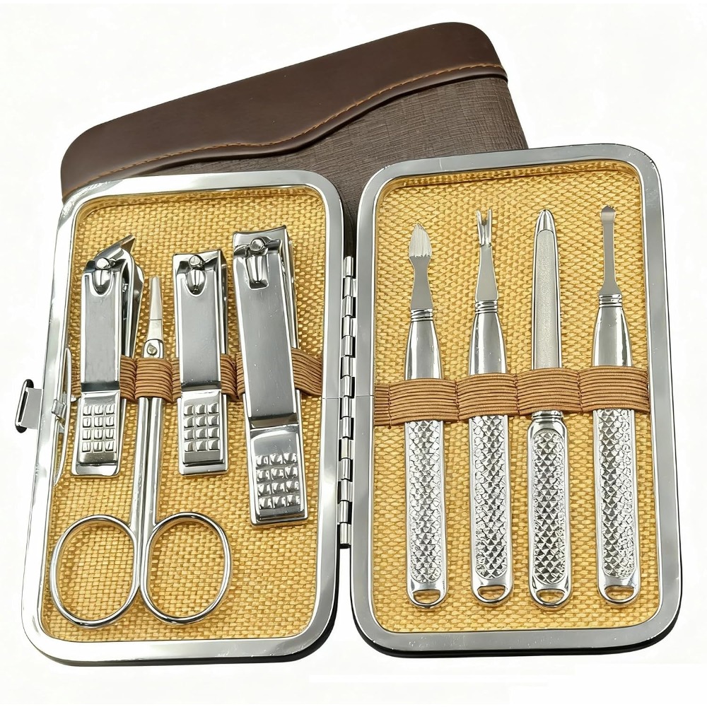 Nail Care Kit Mens - Professional Manicure Pedicure Set for Men