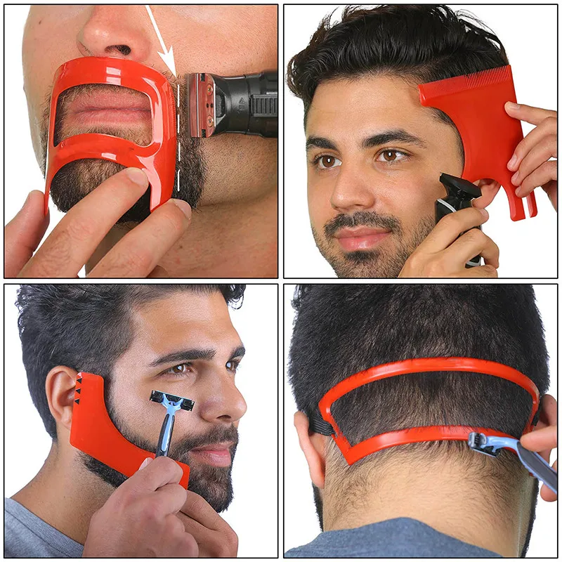 2/4Pcs Men's Beard Combs Hair  - đánh giá và giá Men'S Grooming Clippers