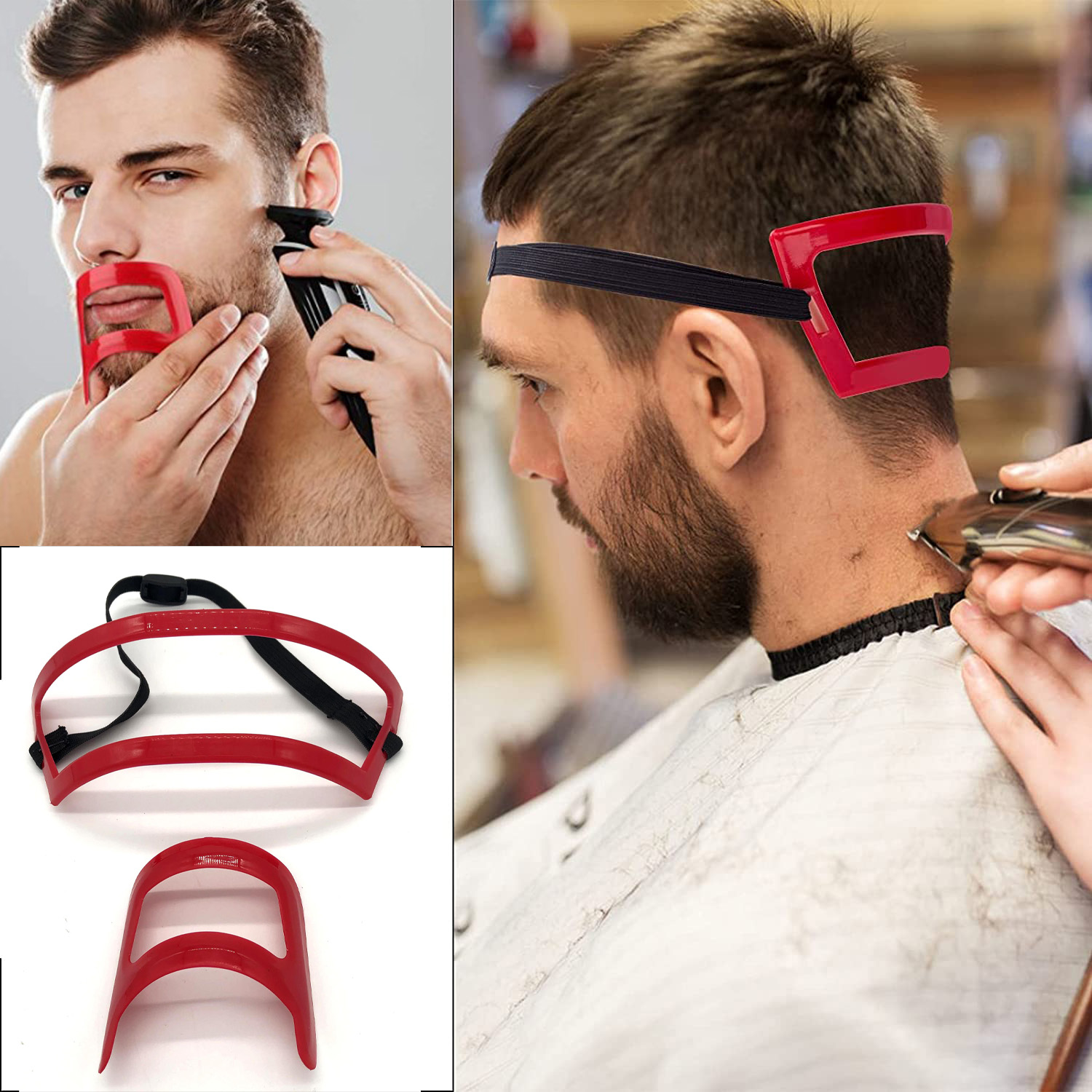 2/4Pcs Men's Beard Combs Hair  - đánh giá và giá Men'S Grooming Clippers
