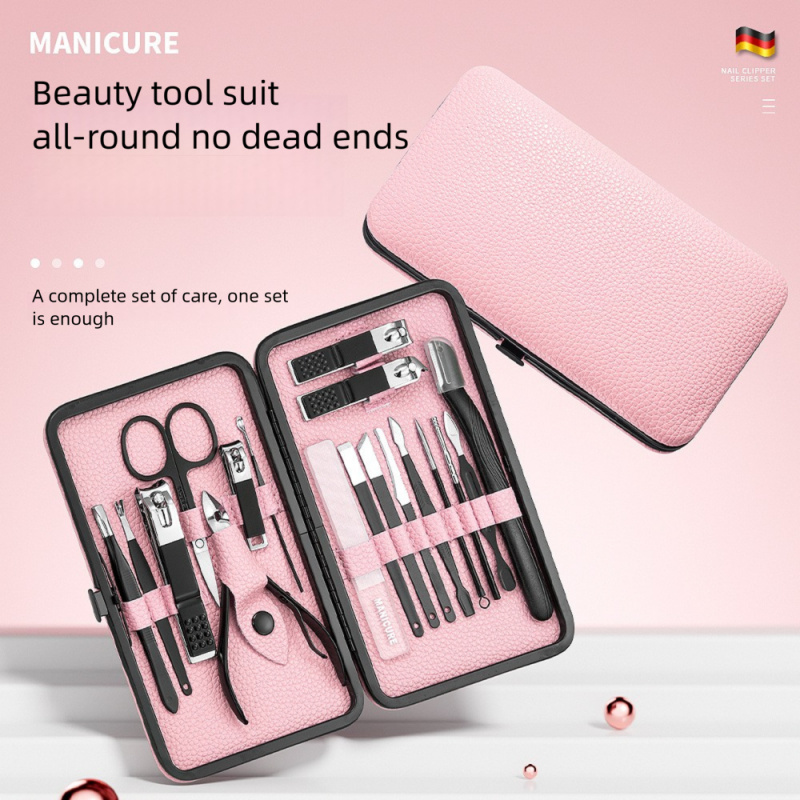 18pcs Manicure Pedicure Set, P - đánh giá và giá Nail Care Kit Mens