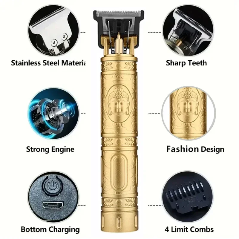T9 Professional Hair Clipper/A - đánh giá và giá Men'S Grooming Clippers