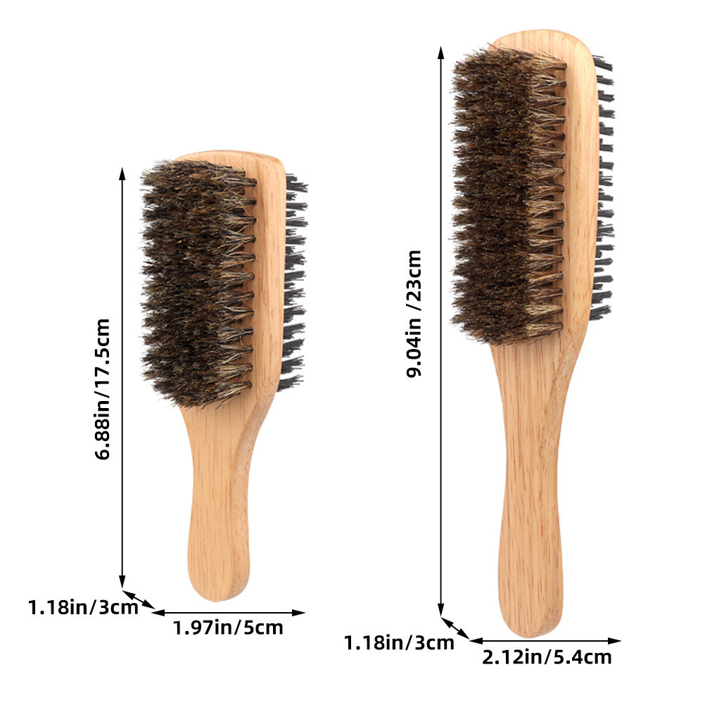 2Pcs Double-Sided Boar Bristle - đánh giá và giá Men'S Grooming And Style
