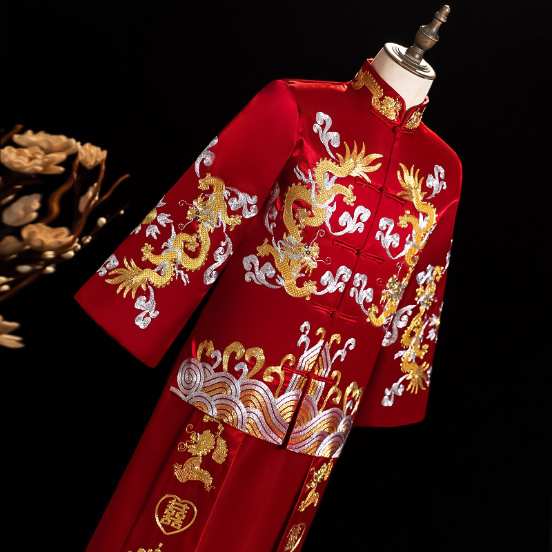 Men Champagne Xiuhe Suit Chine - đánh giá và giá Men'S Grooming And Style