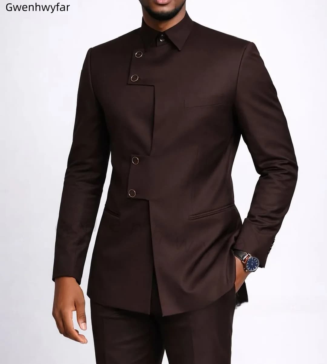 Gwenhwyar Men Ivory Jacquard 2 - đánh giá và giá Men'S Grooming And Style