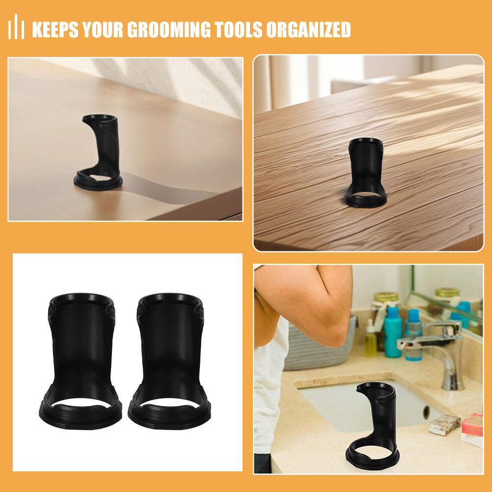 2Pcs Plastic Beard Brush Stand - đánh giá và giá Men'S Grooming Organizer