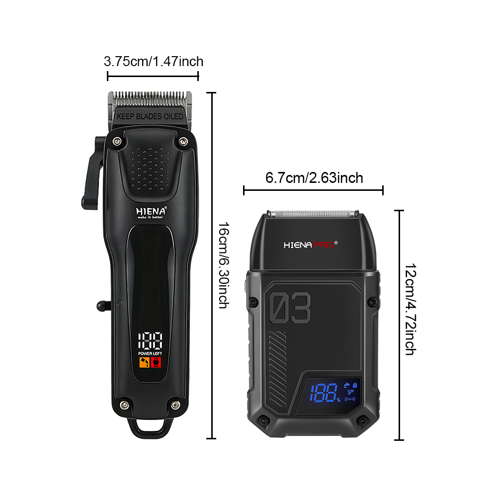 HIENA PRO 2-in-1 Cordless Hair - đánh giá và giá Mens Grooming Kit Gift