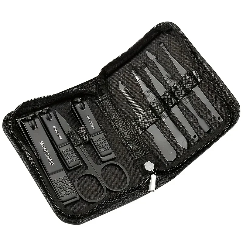9 Piece in 1 Manicure Set Pedi - đánh giá và giá Nail Care Kit Mens