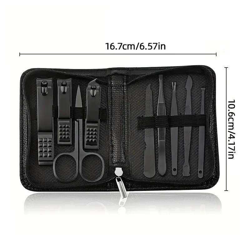 9 Piece in 1 Manicure Set Pedi - đánh giá và giá Nail Care Kit Mens