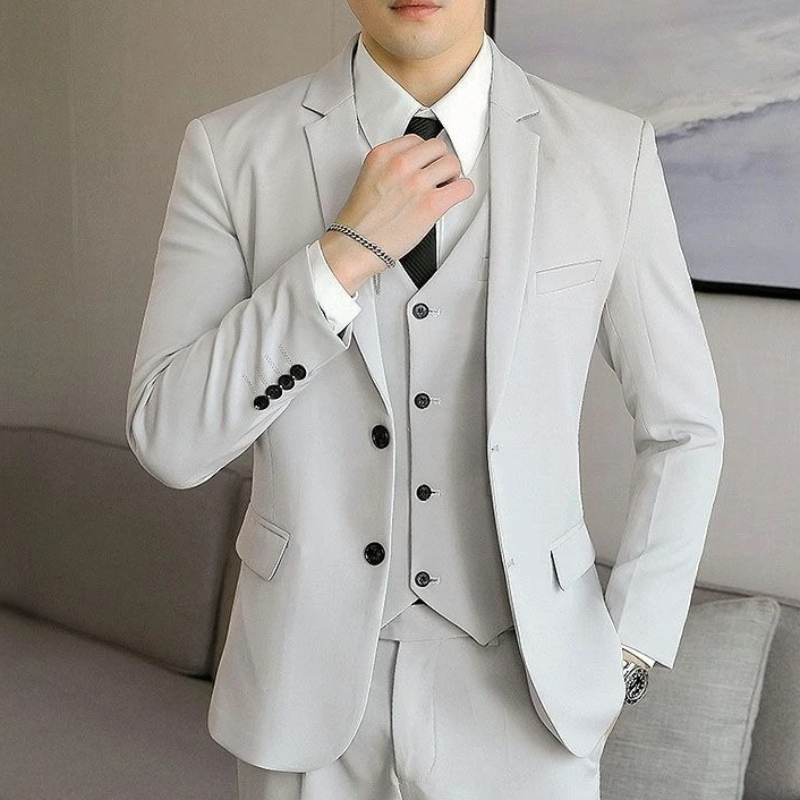 Slim Fit Korean Style Men Blaz - đánh giá và giá Men'S Grooming And Style