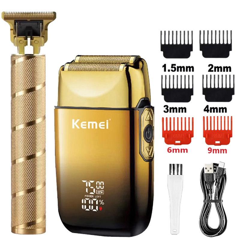 Kemei KM-TX10 T9 Hair Trimmer  - đánh giá và giá Men'S Grooming Organizer