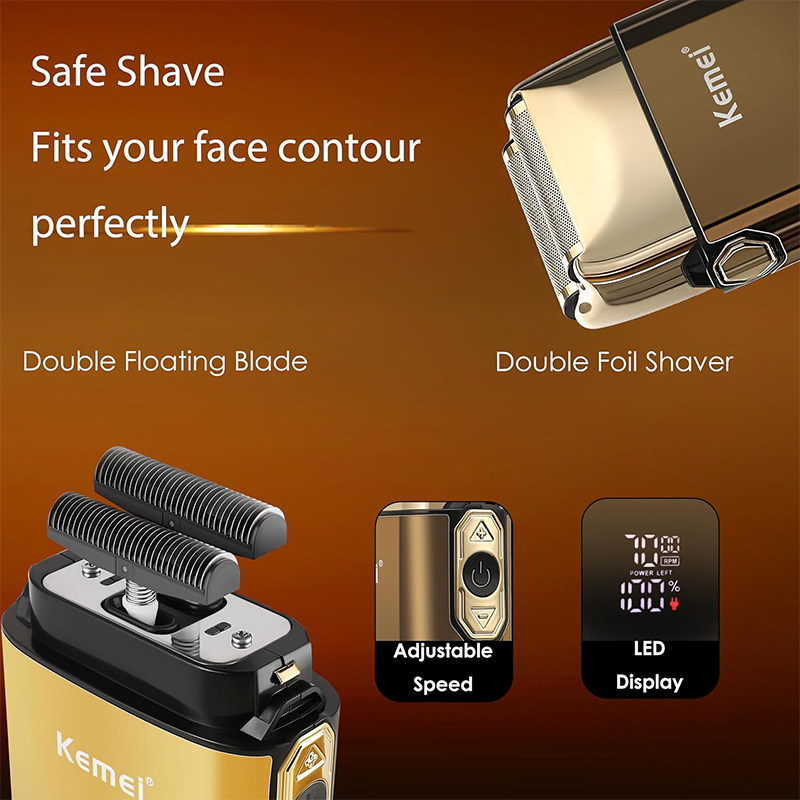 Kemei KM-TX10 T9 Hair Trimmer  - đánh giá và giá Men'S Grooming Organizer