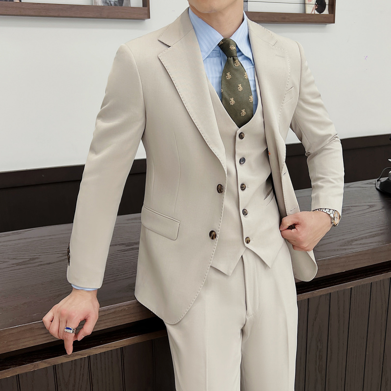 ( Jacket+Vest+Pants ) ltalian  - đánh giá và giá Men'S Grooming And Style