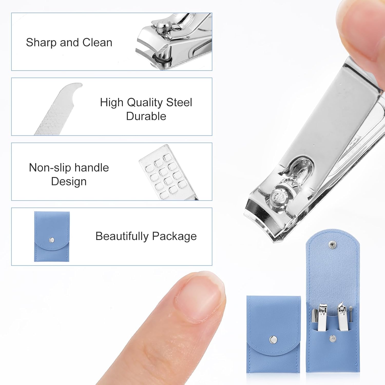 4 Pieces Nail Clipper Set, Sta - đánh giá và giá Men'S Grooming Fingernails
