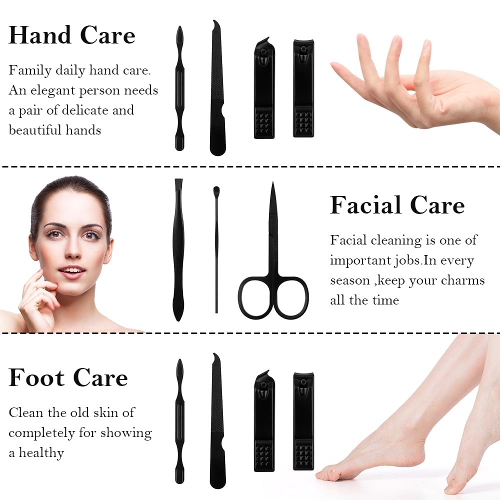 8-in-1 Manicure Kit for Men: S - đánh giá và giá Nail Care Kit Mens